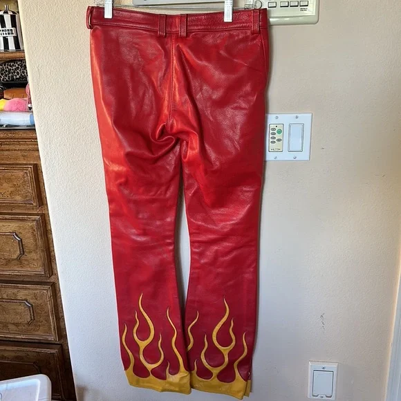 パンツ AGATHA BLOIS Agatha Blois/NYC Custom Leather Stage Pants